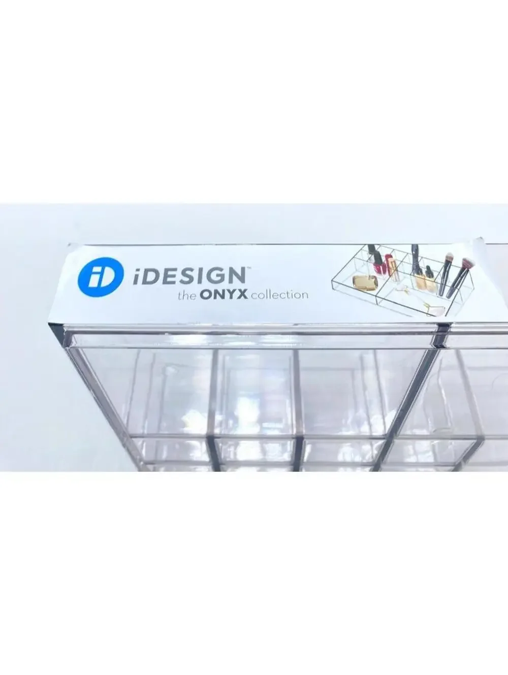 Makeup Organizer Clear Cosmetic iDesign 13 Compartment Countertop